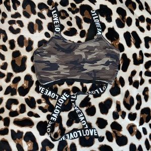Army Crop Top